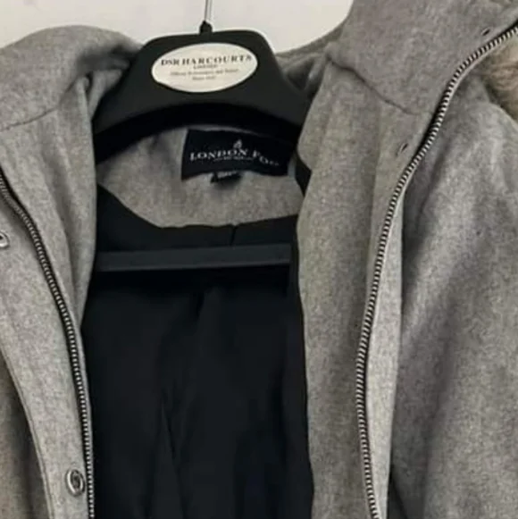 Great London Fog Zip Up Coat With Hood - Picture 4 of 5